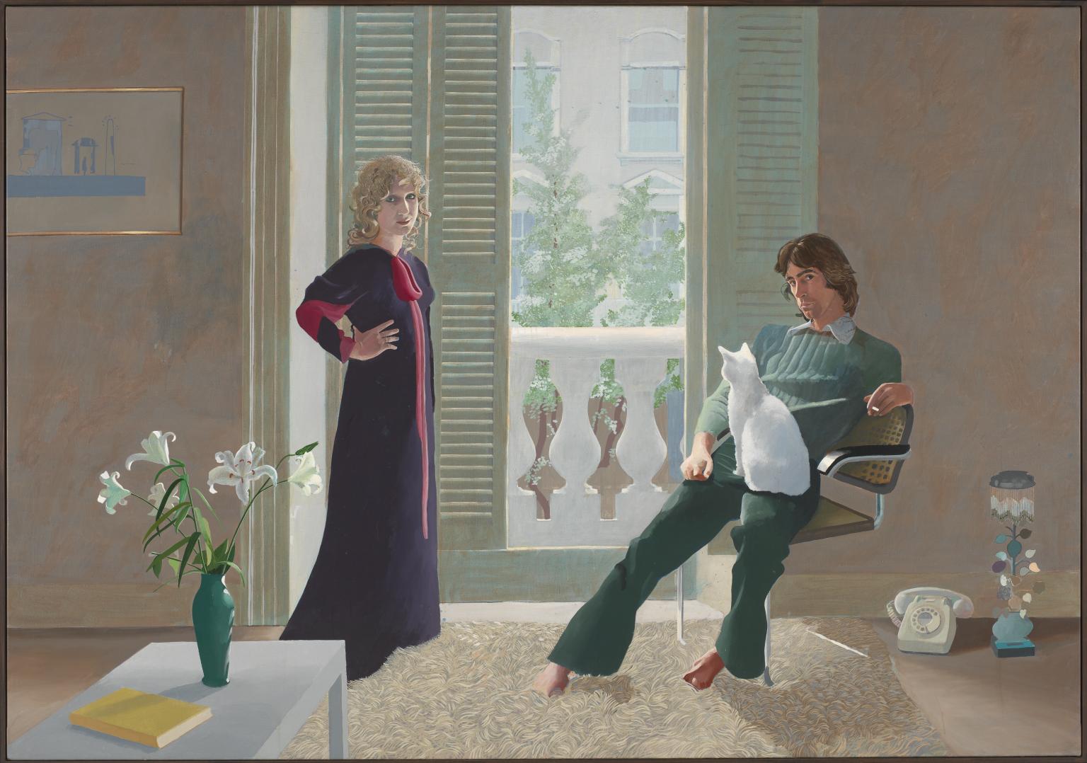 Grażyna Bastek. Galeria Osobliwości » David Hockney, „Mr and Ms Clark and Percy”, 1971 w Grażyna Bastek. Galeria Osobliwości » David Hockney, „Mr and Ms Clark and Percy”, 1971 w
